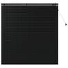 vidaXL Jalousie Schwarz 145 x 160 cm 35 mm Massives Paulownia-Holz