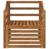 vidaXL Outdoor-Sofagarnitur Natur 67 x 63 x 73 cm Massivholz Akazie