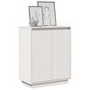 vidaXL Sideboard Wei&szlig; 60x34x75 cm Massivholz Kiefer