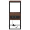 vidaXL Nachttisch Braune Eiche 41,5 x 26 x 60,5 cm Holzwerkstoff