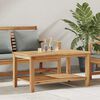 vidaXL Couchtisch Braun 90 x 50 x 45 cm Teak-Massivholz