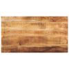 vidaXL Tischplatte 100x50x3,8 cm Rechteckig Raues Massivholz Mango