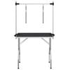 vidaXL Trimmtisch Schertisch mit 2 Schlingen für Hunde Katzen Klappbar