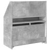 vidaXL Kinderregal Beton Grau 60 x 29,5 x 69 cm Holzwerkstoff