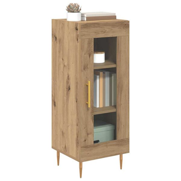 vidaXL Sideboard Artisan-Eiche 34 x 34,5 x 90 cm Holzwerkstoff