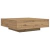 vidaXL Couchtisch Artisan-Eiche 100 x 100 x 31 cm Holzwerkstoff