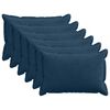 vidaXL Kissenbezug 6 stk. HOUTEN Marineblau 30 x 50 cm Cord