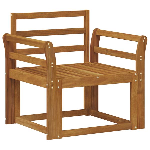 vidaXL Outdoor-Sofa Massivholz Akazie Natur