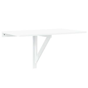 vidaXL Wandklapptisch Wei&szlig; 100x60 cm