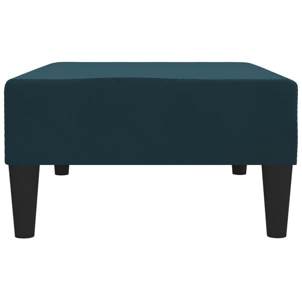 vidaXL Fu&szlig;hocker Blau 78x56x32 cm Samt