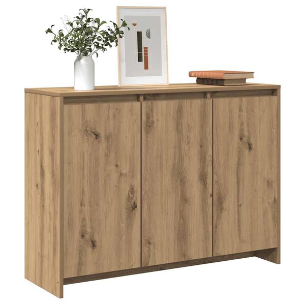 vidaXL Sideboard Artisan-Eiche 102x33x75 cm Holzwerkstoff