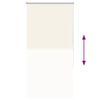 vidaXL Verdunkelungsrollo Cremewei&szlig; 65x150cm Stoffbreite 60,7 cm
