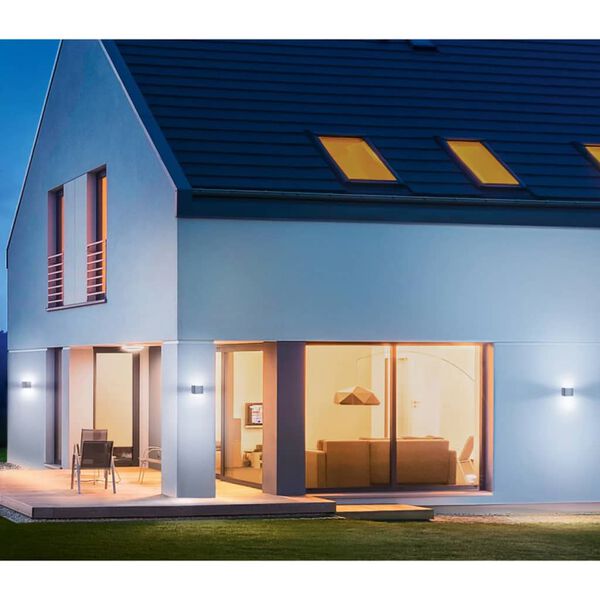 Steinel Au&szlig;en-Sensorlampe "L 830 LED IHF" Silbern 055509