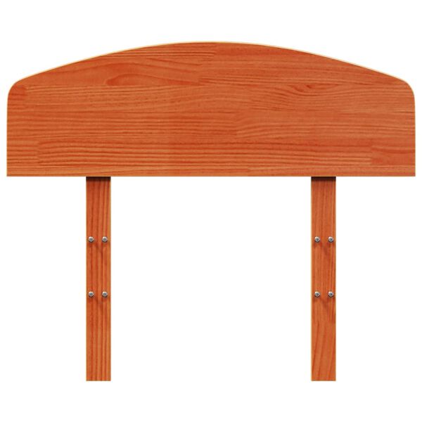 vidaXL Kopfteil Wachsbraun 75 cm Massivholz Kiefer