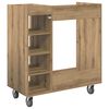 vidaXL Golf Schrank Mit Rad Uni Artisan-Eiche 90 x 45 x 98 cm