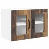 vidaXL K&uuml;chenschrank 2 pcs Altholz 60 x 31 x 40 cm Holzwerkstoff