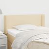 vidaXL Kopfteil mit Ohren Creme 83x16x78/88 cm Stoff