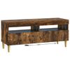 vidaXL LED-TV-Schrank Raucheiche Holzwerkstoff
