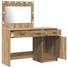vidaXL Schminktisch mit T&uuml;r 2 pcs Braun 40 x 41 x 75 cm Holzwerkstoff