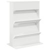 vidaXL Magazinregal Wei&szlig; 70 x 41 x 96 cm Holzwerkstoff