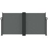 vidaXL Seitenmarkise Ausziehbar Anthrazit 120x600 cm