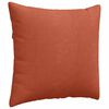 vidaXL Sofakissen 2 St&uuml;ck Rot-Orange 50 x 50 cm Cordstoff