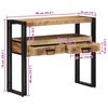 vidaXL Konsolentisch mit Regal Braun 90 x 33 x 75 cm Massivholz Mango