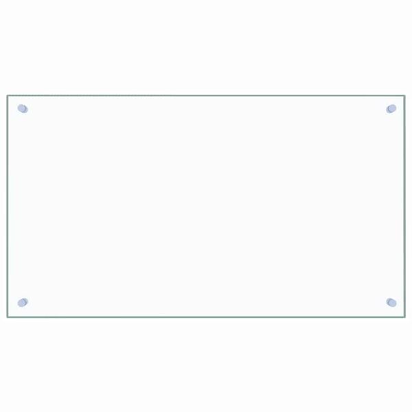 vidaXL Küchenrückwand Transparent 90×50 cm Hartglas