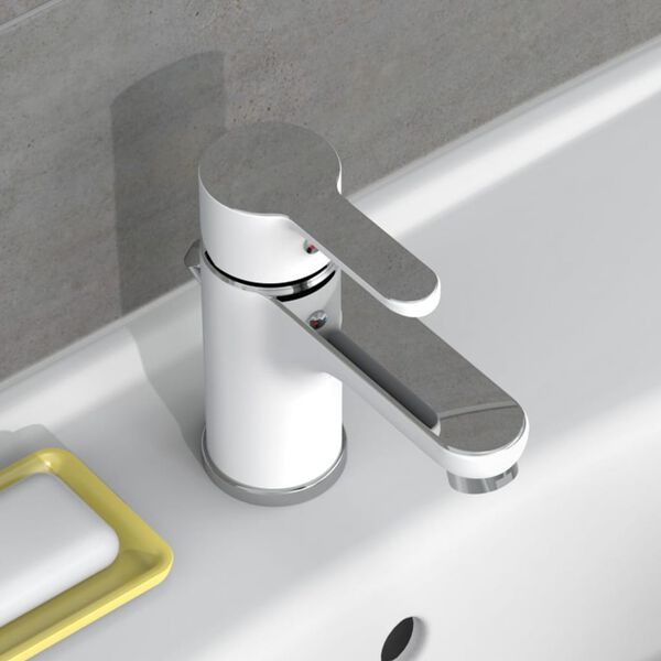 EISL Waschtischarmatur DIZIANI Wei&szlig;-Chrom