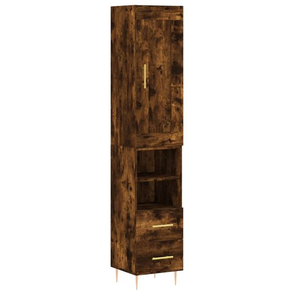 vidaXL Highboard R&auml;uchereiche 34,5x34x180 cm Holzwerkstoff