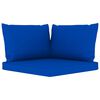 vidaXL 10-tlg. Garten-Lounge-Set mit Kissen in Blau