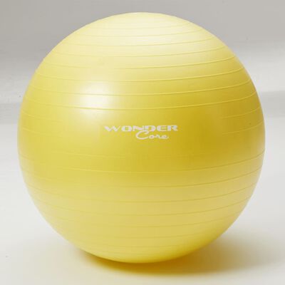 Wonder Core Gymnastikball Anti-Burst 65 cm Gelb