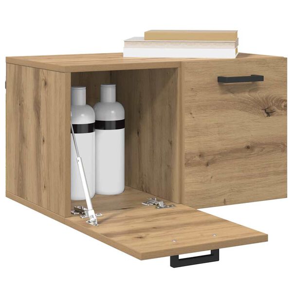 vidaXL Wandschrank Artisan-Eiche 60 x 36,5 x 35 cm Holzwerkstoff