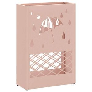 vidaXL Sonnenschirmhalter Rosa 28 x 12 x 41 cm Stahl