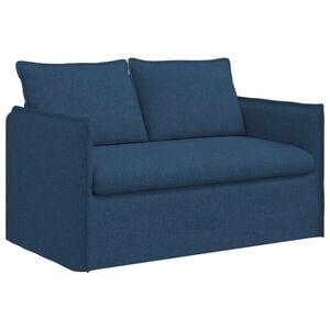 vidaXL Sofa Blau 136 x 82 x 85 cm Stoff