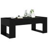 vidaXL Couchtisch Schwarz Eichen-Optik 110 x 50 x 41 cm Holzwerkstoff
