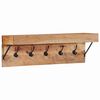 vidaXL Garderobenst&auml;nder Braun 73 x 19 x 23 cm Massivholz Akazie