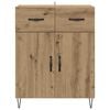 vidaXL Sideboard Artisan-Eiche 69,5 x 34 x 90 cm Holzwerkstoff