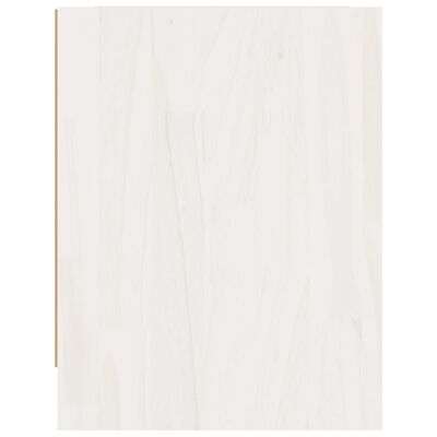 vidaXL Nachttische 2 Stk. Weiß 40x30,5x40 cm Massivholz Kiefer
