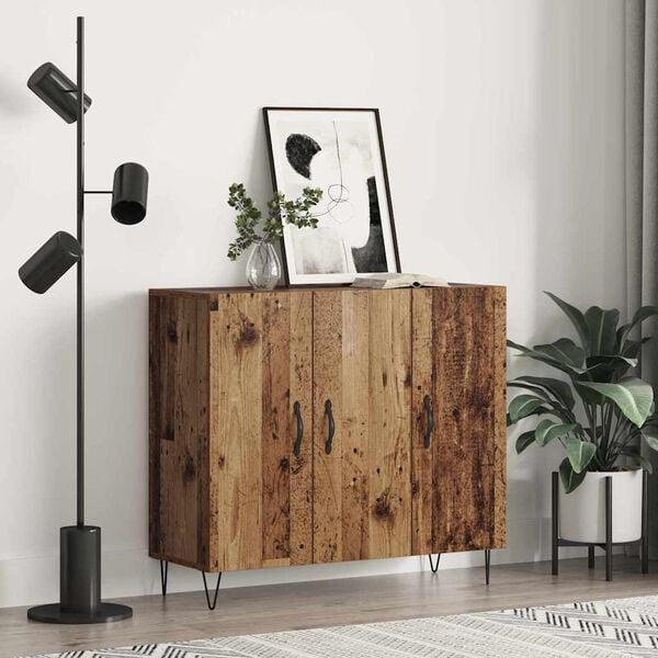 vidaXL Sideboard Altholz 90 x 32,5 x 80 cm Holzwerkstoff