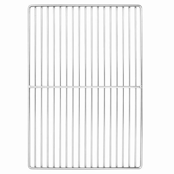 vidaXL Grillrost Silber 47 x 32.5 cm Edelstahl