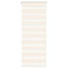 vidaXL Doppelrollo Marmorbeige 65x150 cm Stoffbreite 60,9 cm Polyester