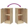 vidaXL Sideboard Sonoma-Eiche 30x30x70 cm Holzwerkstoff