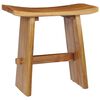 vidaXL Hocker Massivholz Teak