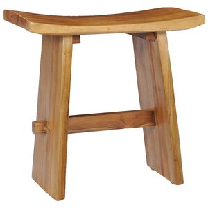vidaXL Hocker Massivholz Teak