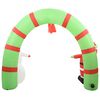 vidaXL Aufblasbarer Weihnachtsmann und Schneemann Deko Bogen LED 223cm