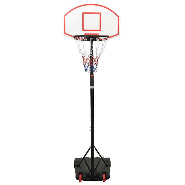 vidaXL Basketballständer Weiß 216-250 cm Polyethylen