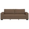 vidaXL 3-Sitzer-Sofa Braun 220x77x82 cm Stoff