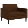 vidaXL XL-Sessel Braun Kunstwildleder