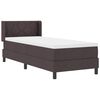 vidaXL Boxspringbett mit Matratze Dunkelbraun 200 x 80 cm Polyester